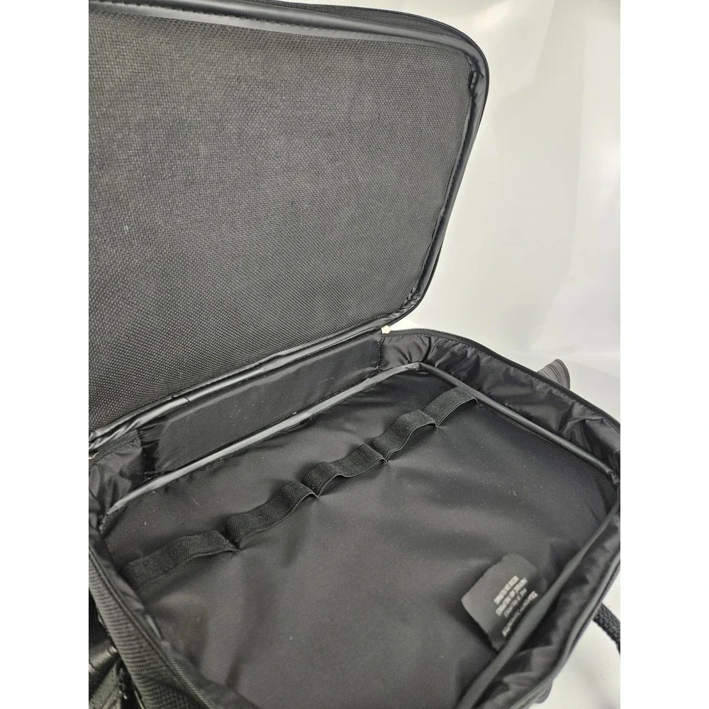 Samsonite Carry On Computer‎ Briefcase Shoulder Bag Black Canvas Black